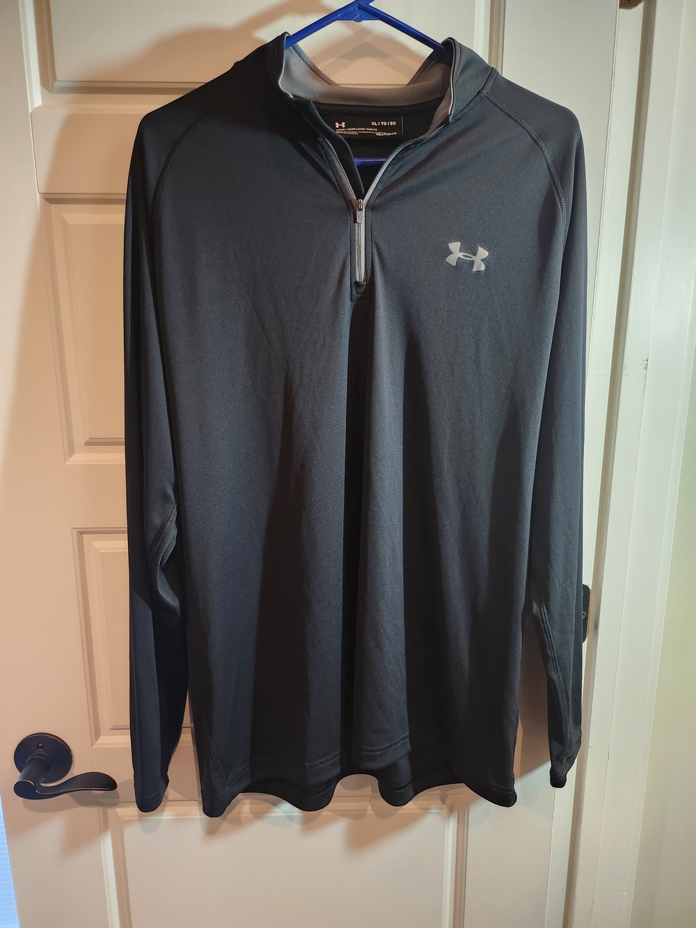 Under Armour Black Quarter-Zip HeatGear Pullover